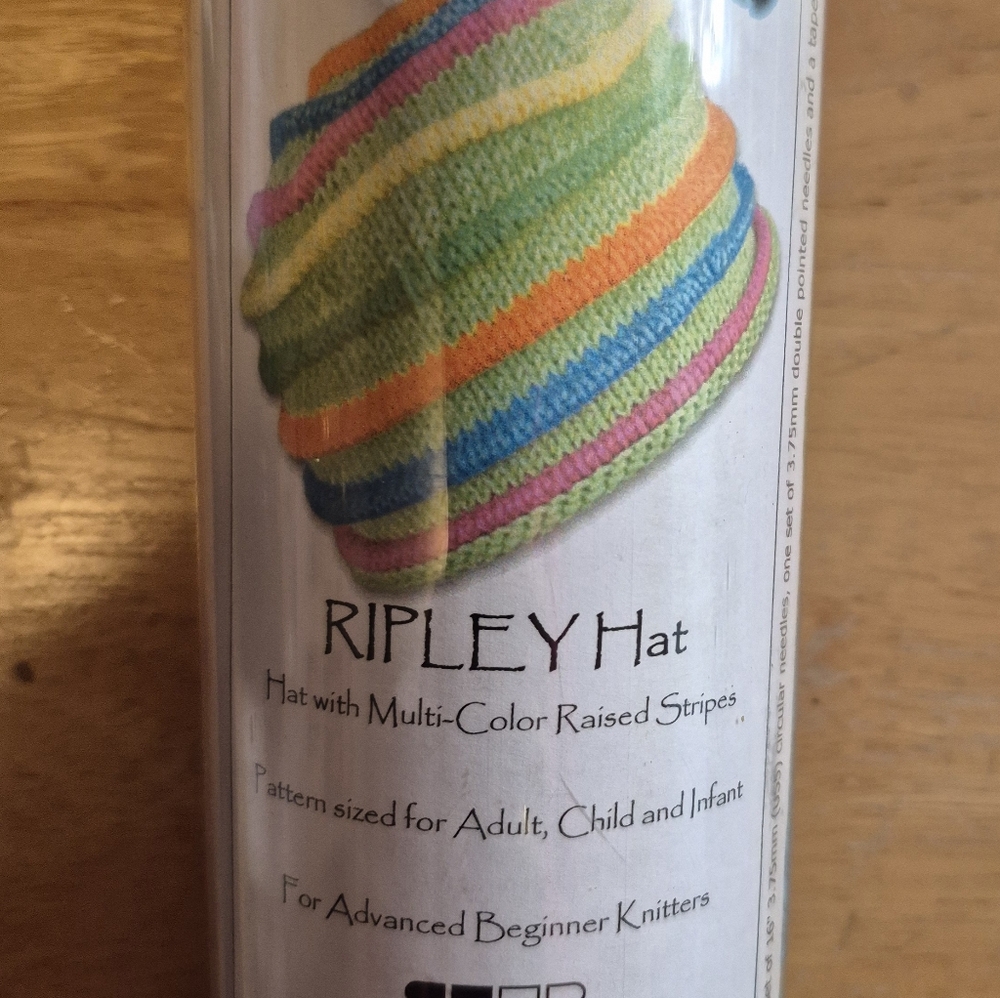 Knitwhits Ripley Hat Kit--unused but opened - Picture 2 of 4